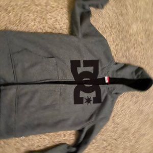 Boys DC lined zip up hoodie